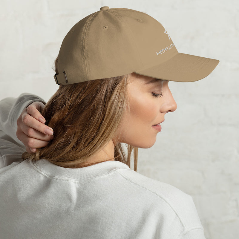 Dad hat with Flat Embroidery - With Company Logo