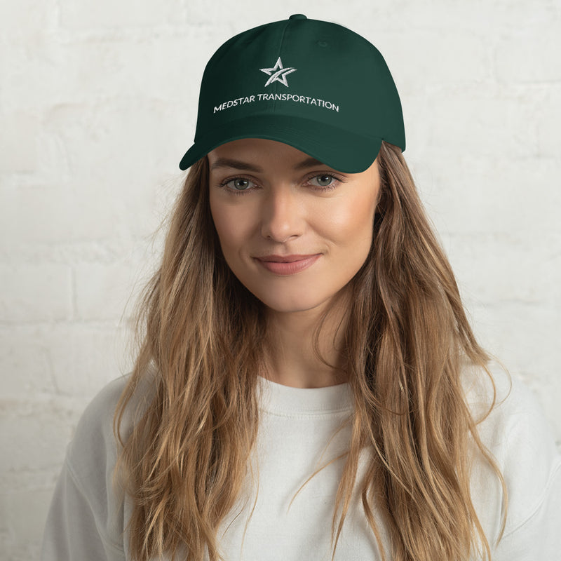 Dad hat with Flat Embroidery - With Company Logo