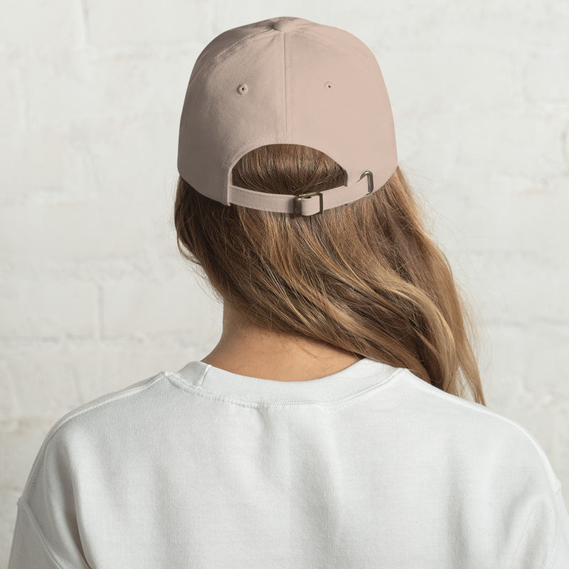 Dad hat with Flat Embroidery - With Company Logo