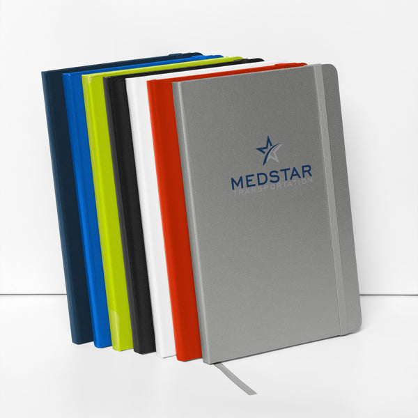 Hardcover bound notebook (Multiple Color Options) - With Company Logo