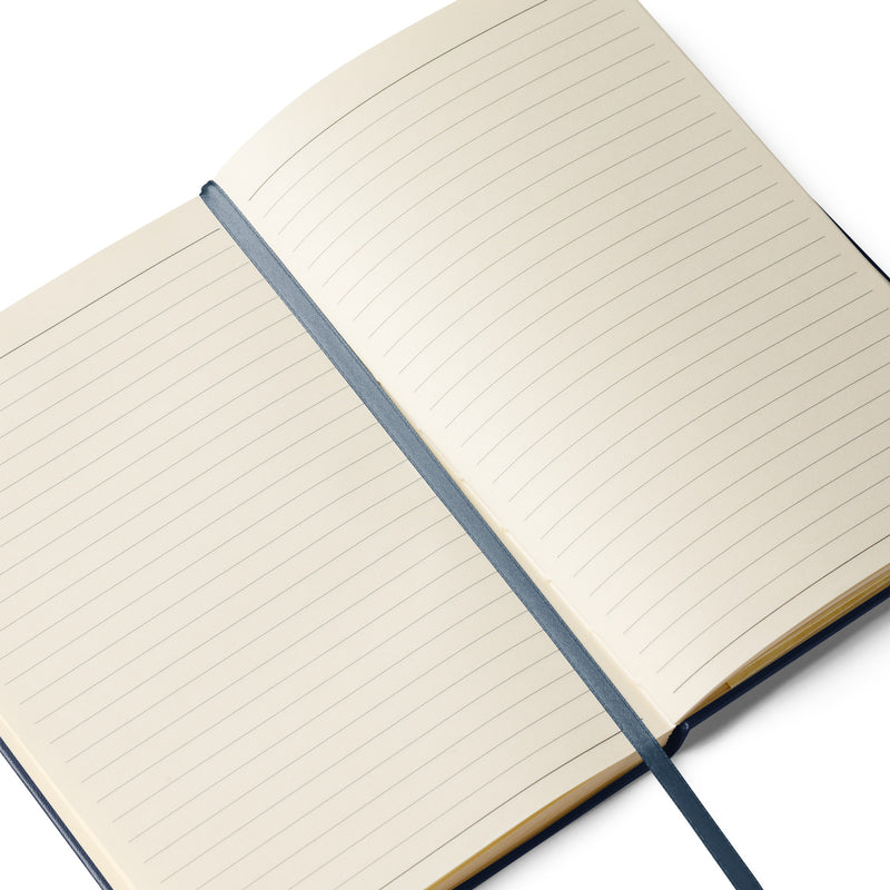Hardcover bound notebook (Multiple Color Options) - With Company Logo