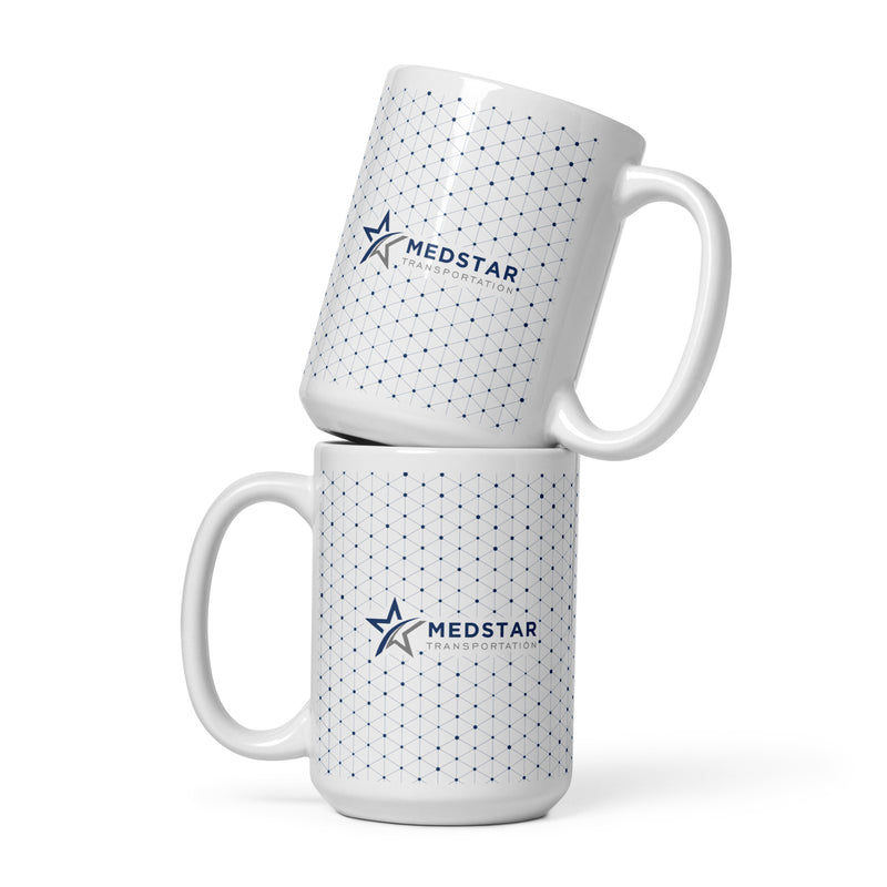 White glossy mug - Customization with Company Logo included