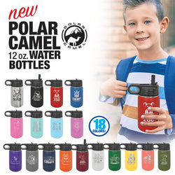 NEW! - 12 oz Customized Polar Camel Water Bottles