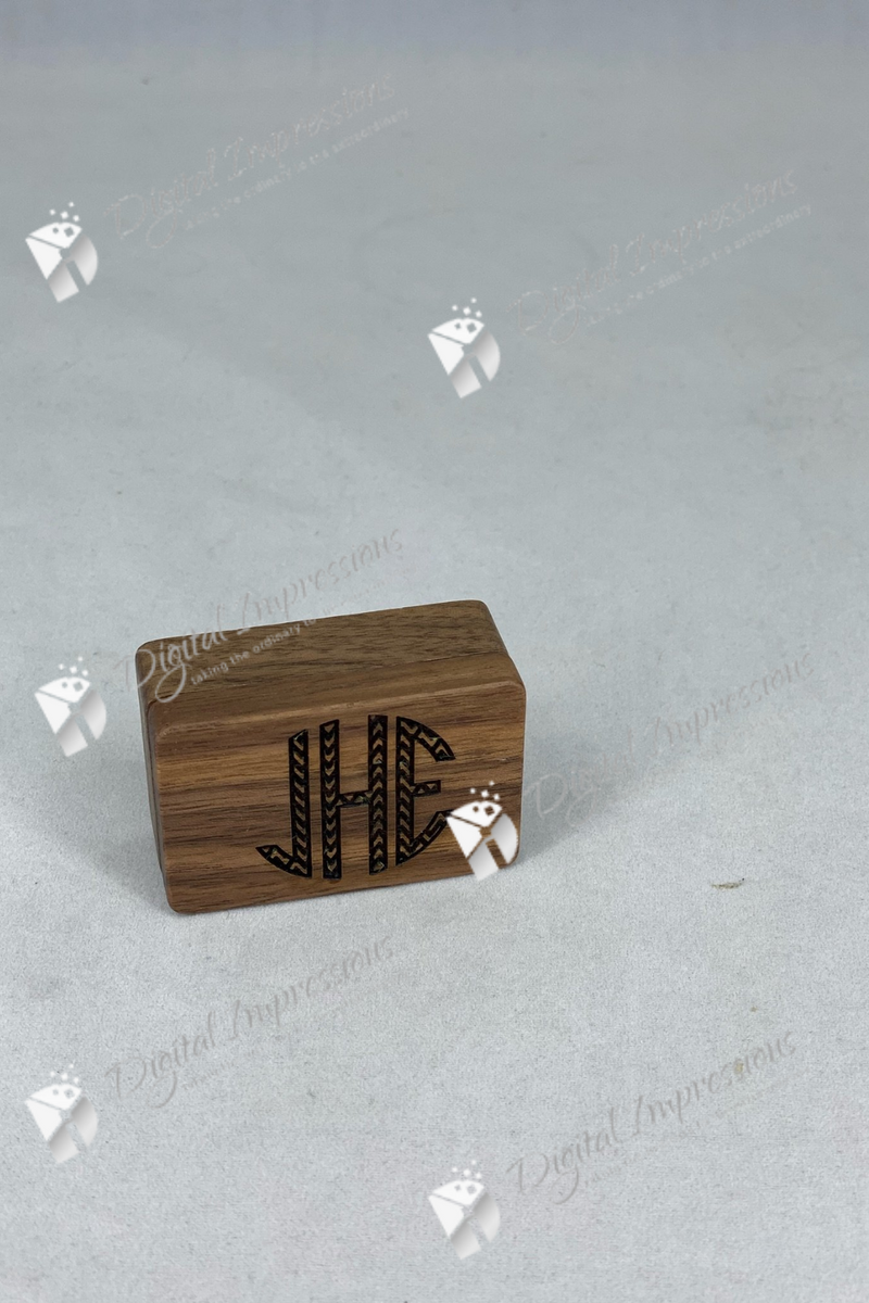 Wooden Cufflink Box