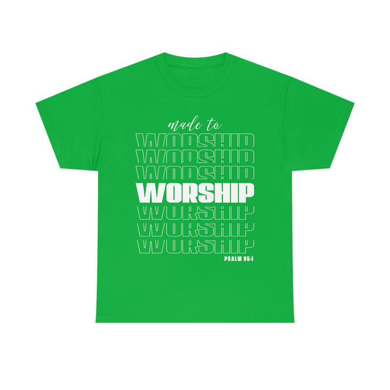 Unisex Heavy Cotton Tee - Made to Worship