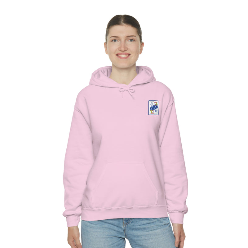 594 Tough! Submarine Unisex Heavy Blend™ Hooded Sweatshirt with your ships logo on Front