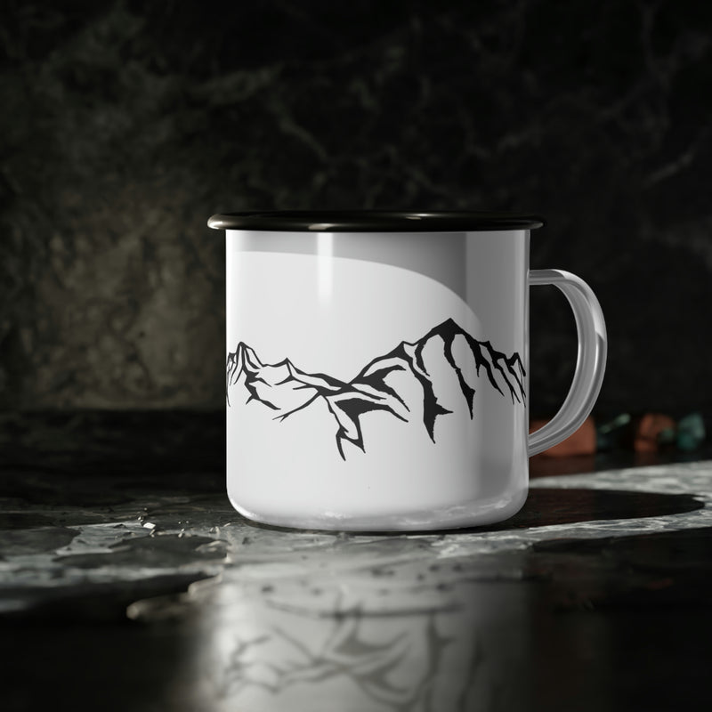 Enamel Camp Cup - Mountains