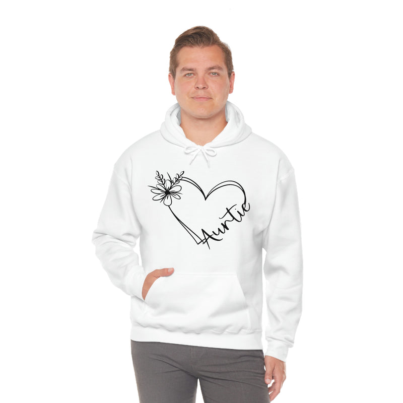 Unisex Heavy Blend™ Hooded Sweatshirt - Auntie Heart