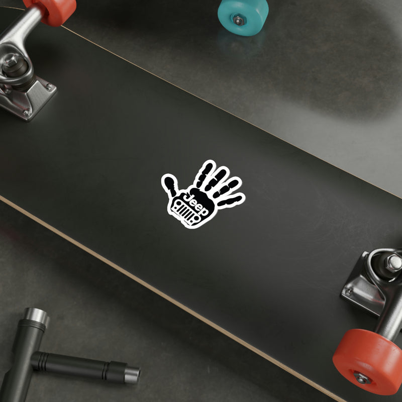 Die-Cut Stickers - Jeep Handprint