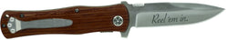 Customized 4 1/2 Wood or Metal Handle Knife