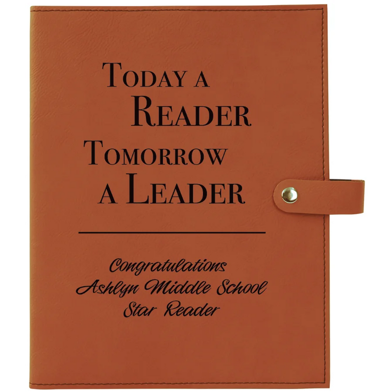 Leatherette Book Covers with a snap