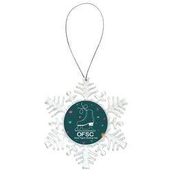 Snowflake Ornament Double Sided