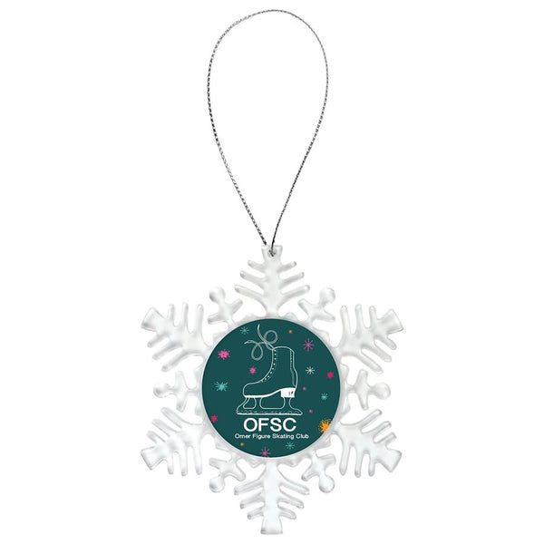 Snowflake Ornament Double Sided