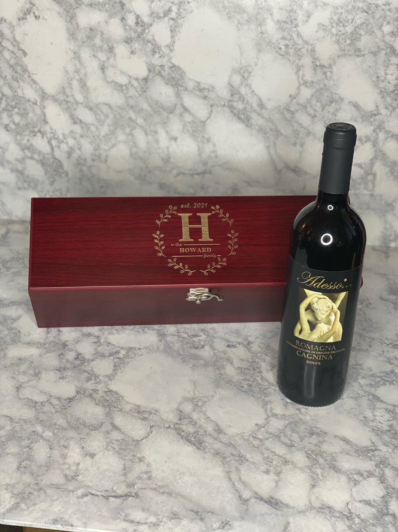 Rosewood Wine Gift Box