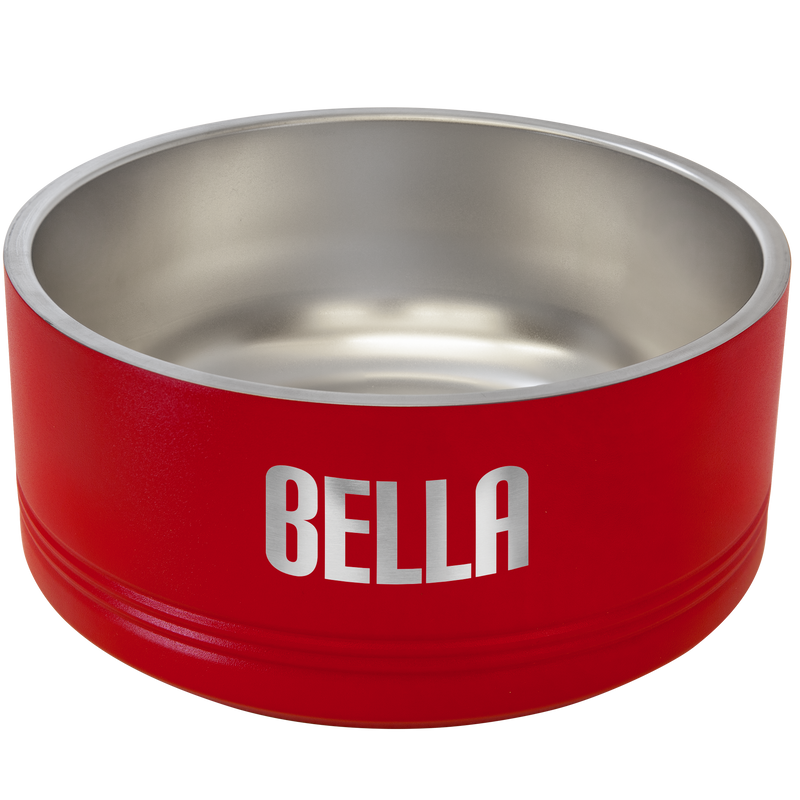 Bella Bowls Dog Bowl, Metallic, Small