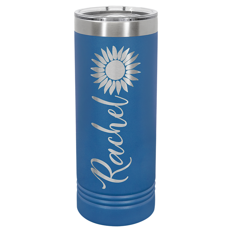 Name with Heart Personalized 22 oz Stainless Steel Hot Tumbler