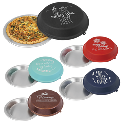 9" Powder Coated Custom Engraved/Personalized Pie Pan in multiple colors