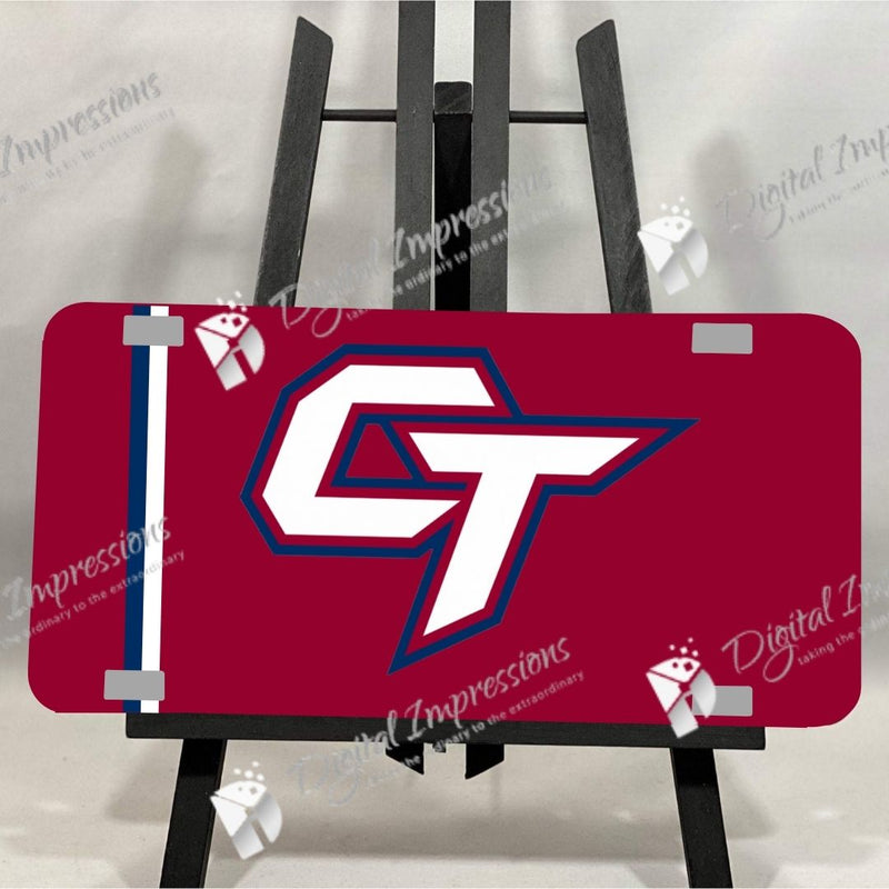 School Pride Front Vanity Plate - With Protective Cover