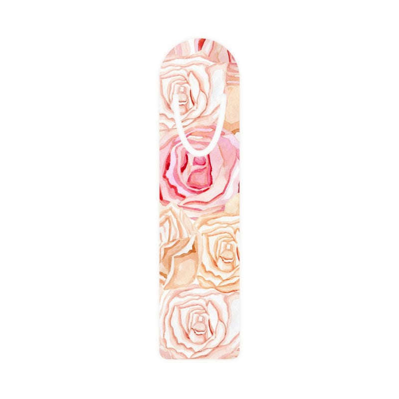 Bookmark with Pink & Red Roses