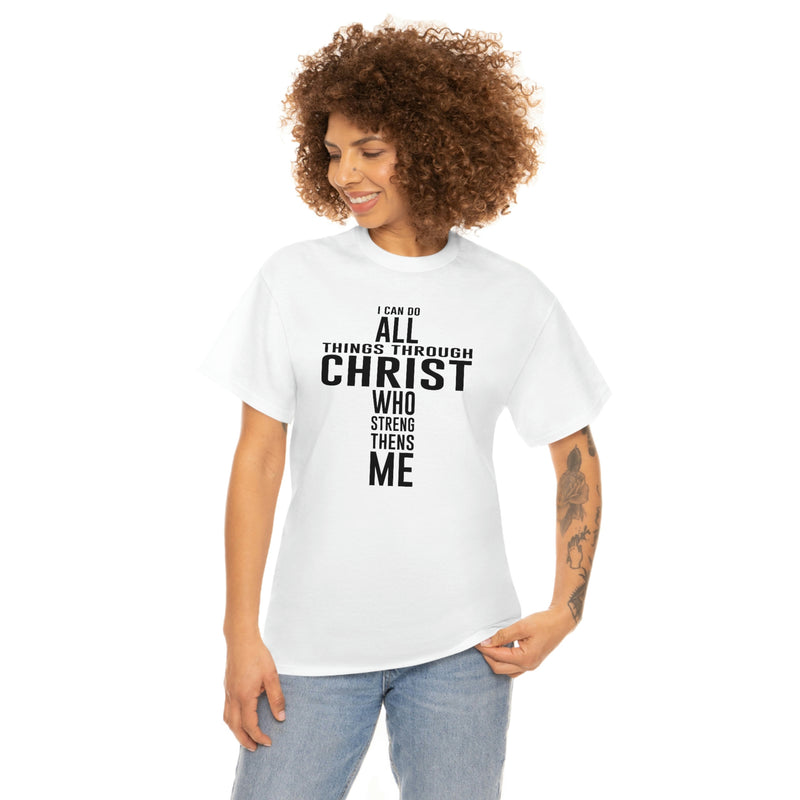 Unisex Heavy Cotton Tee - I Can do All Things