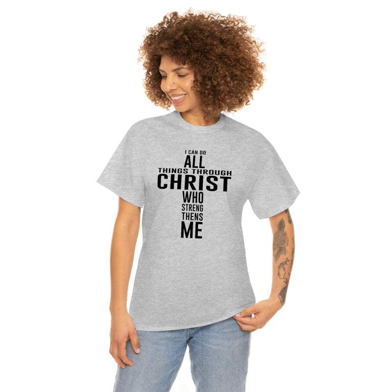 Unisex Heavy Cotton Tee - I Can do All Things