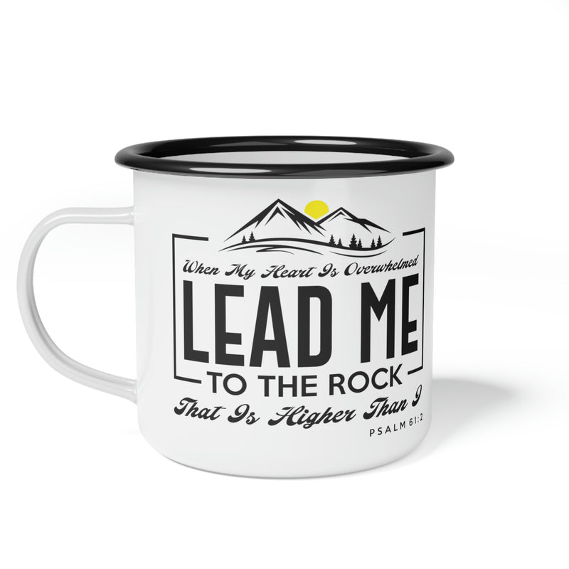 Enamel Camp Cup - Lead Me to The Rock