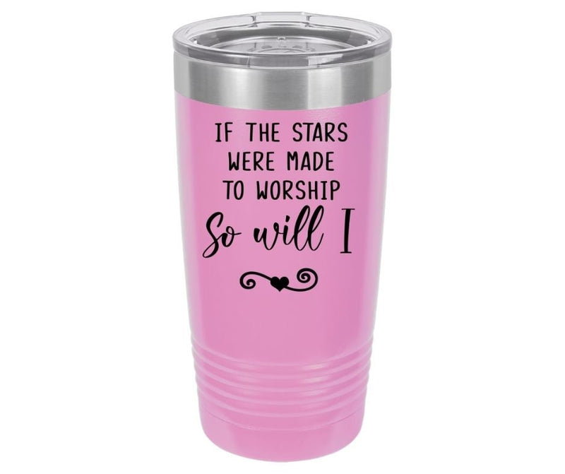 Engraved Insulated Tumbler - 'So Will I' (Engraved on your choice of insulated tumbler)
