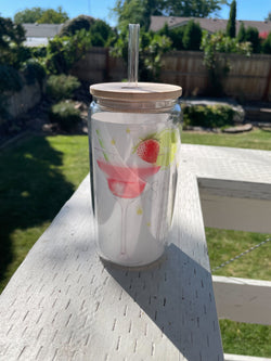 Glass Can - Strawberry Daiquiri