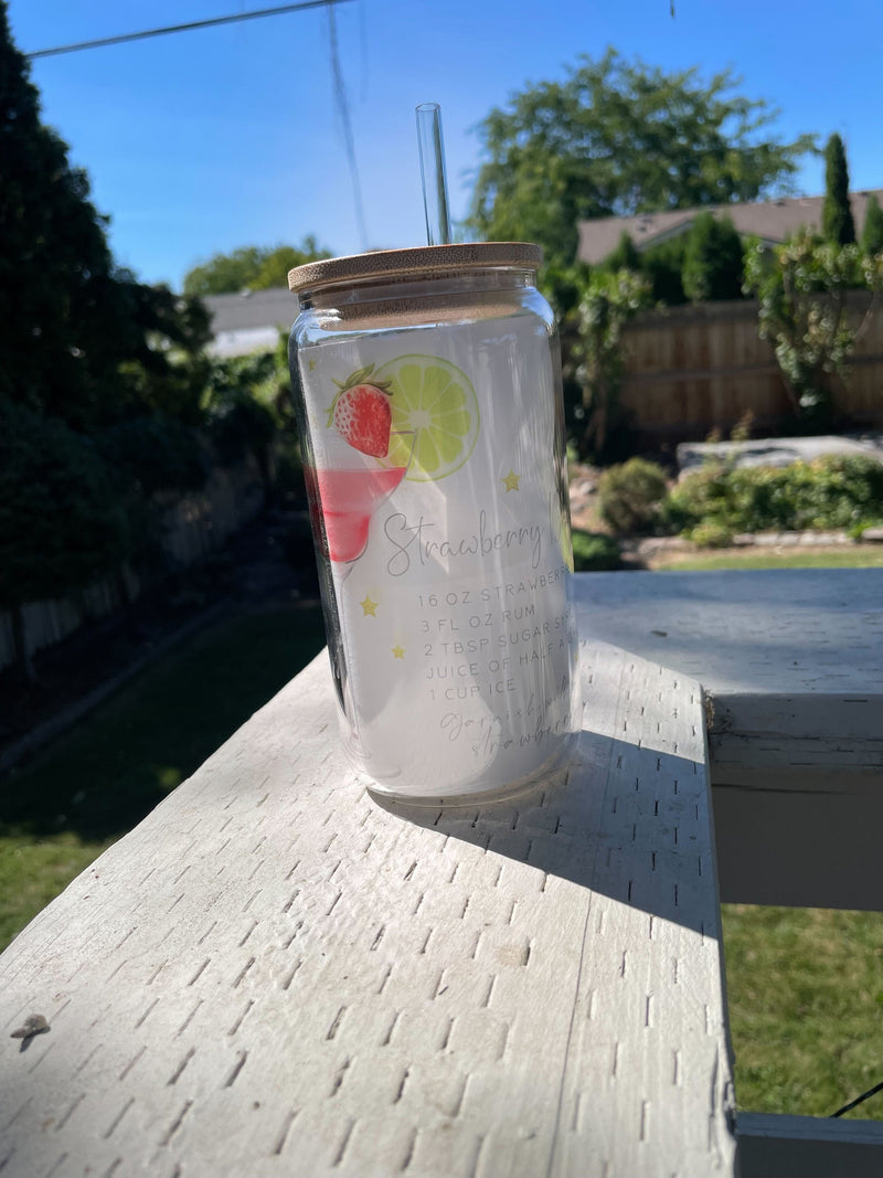 Glass Can - Strawberry Daiquiri