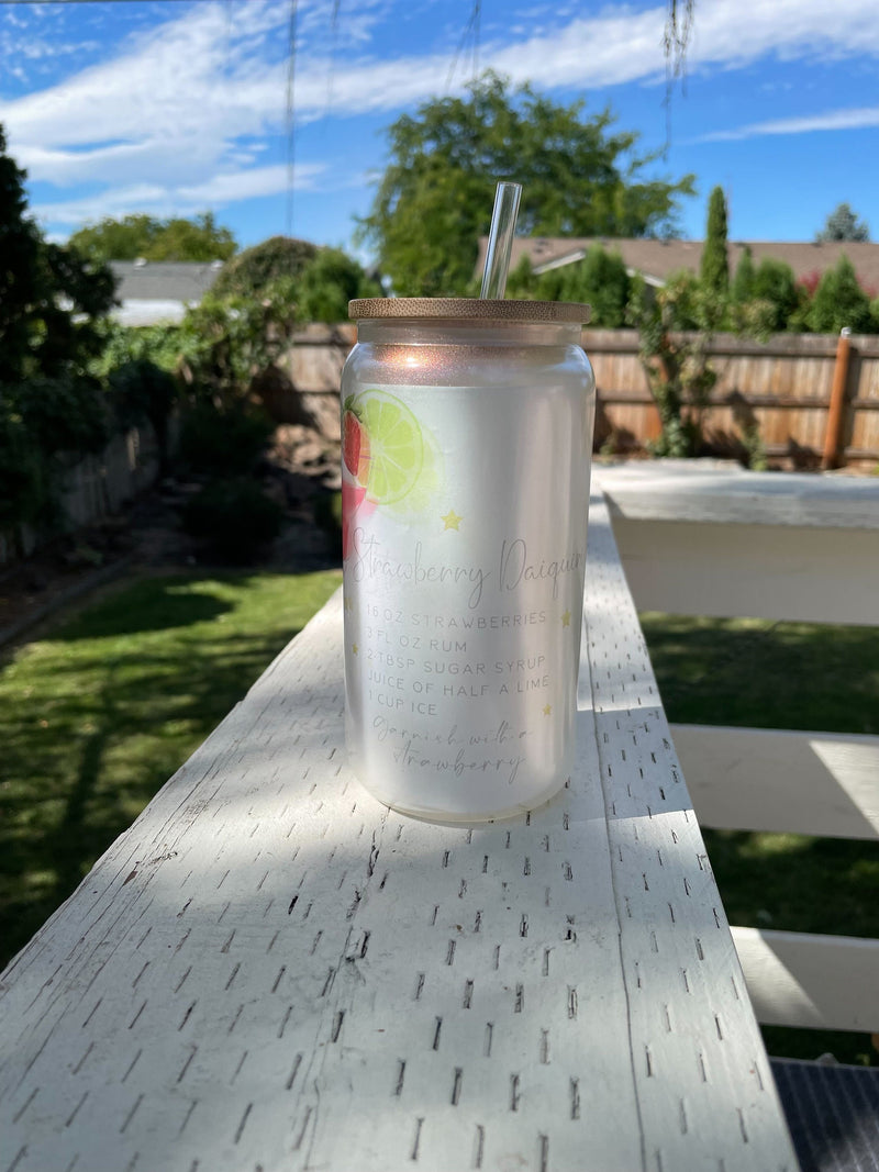 Glass Can - Strawberry Daiquiri