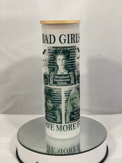 Glass Tumbler Frosted - Bad Girls