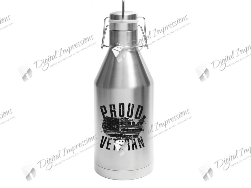 64oz Engraved Growler (Military Related)