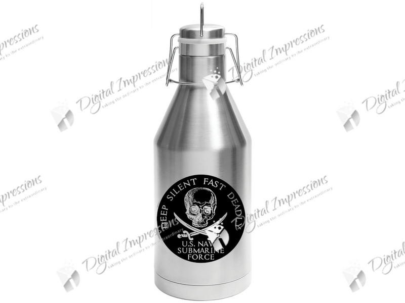 64oz Engraved Growler (Military Related)